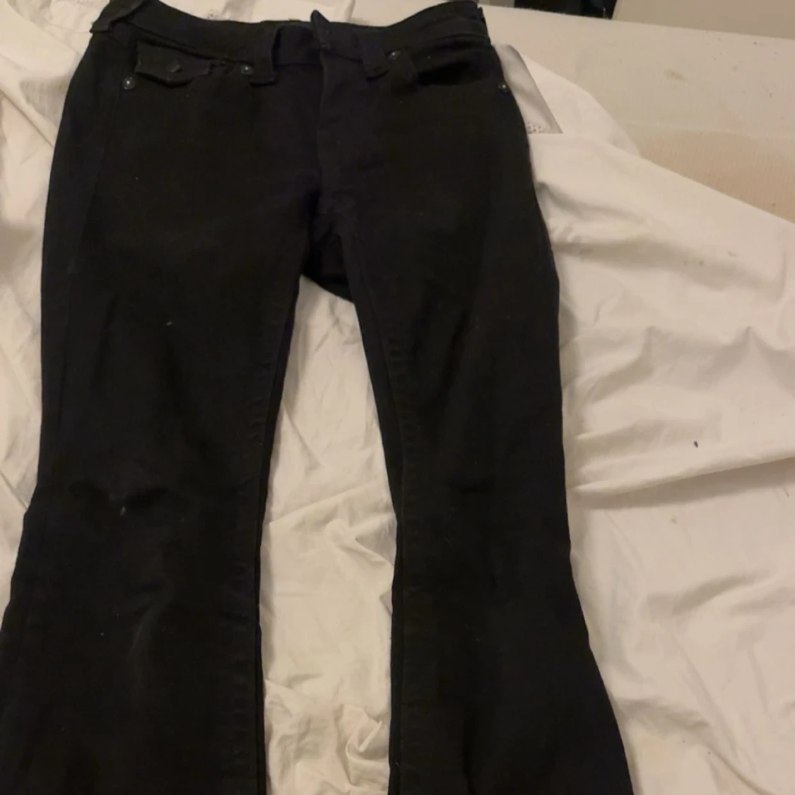 Svarta bootcut jeans True Religion - 4