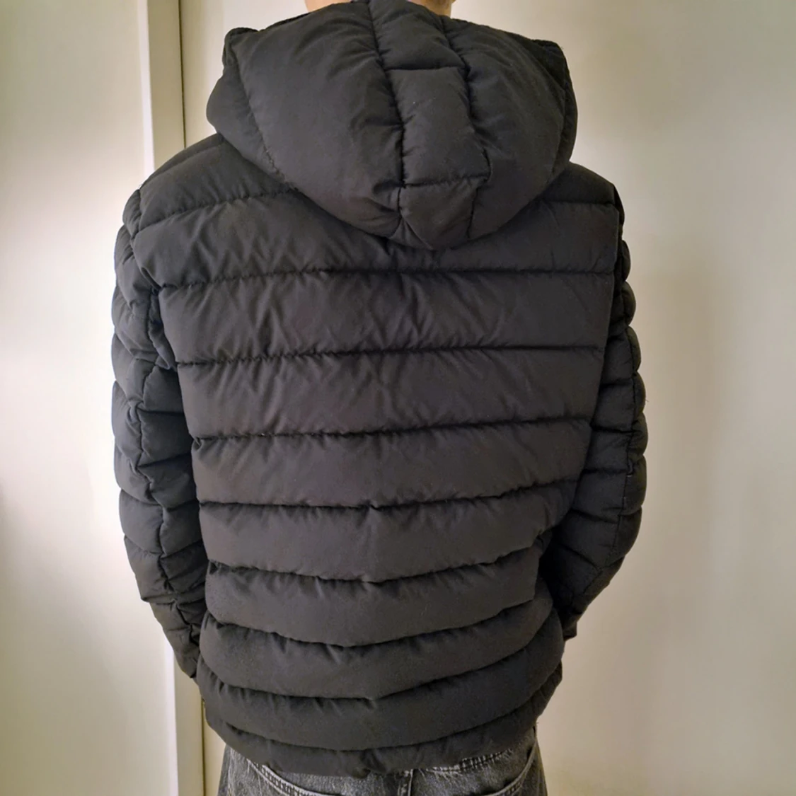 Svart Colmar pufferjacka med huva - 2