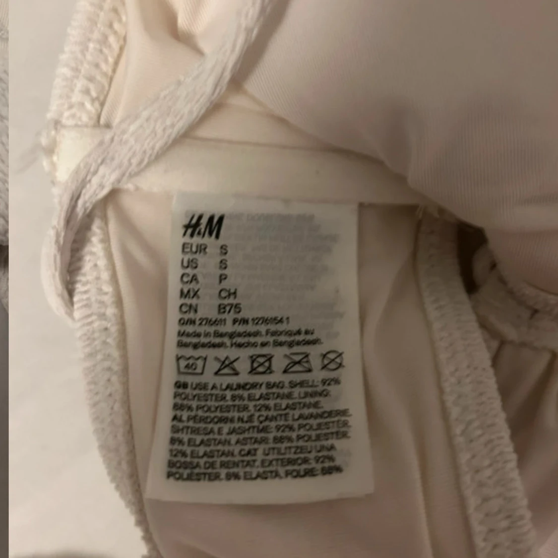 Vit bikini med snörning från H&M - 3