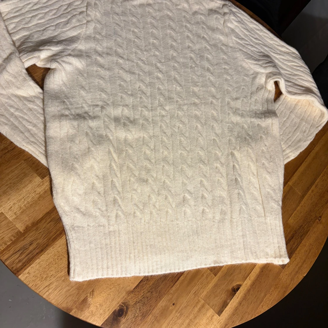 Vit kabelstickad tröja Polo Ralph Lauren - 3