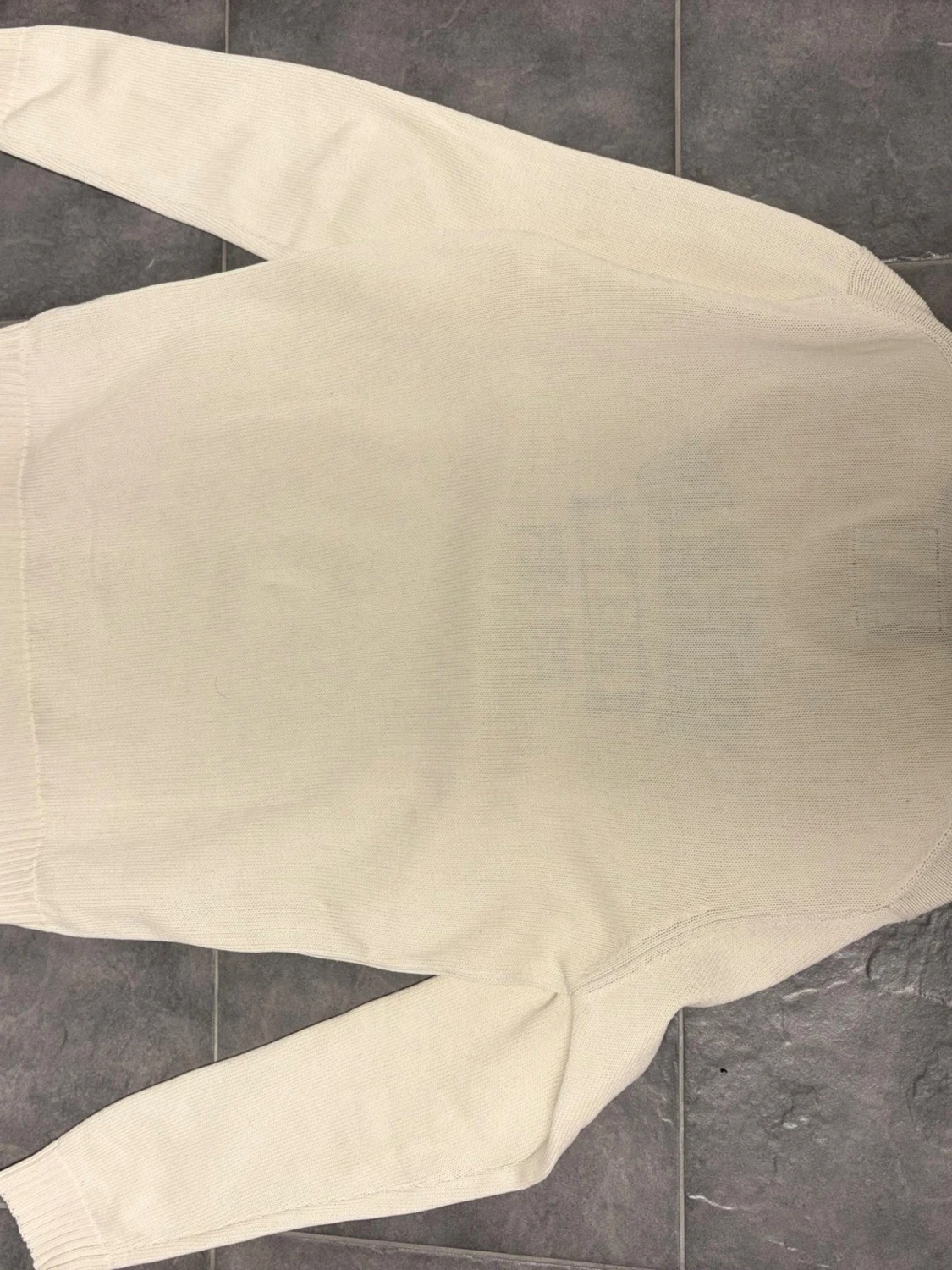 Vit stickad tröja från Morris - 2