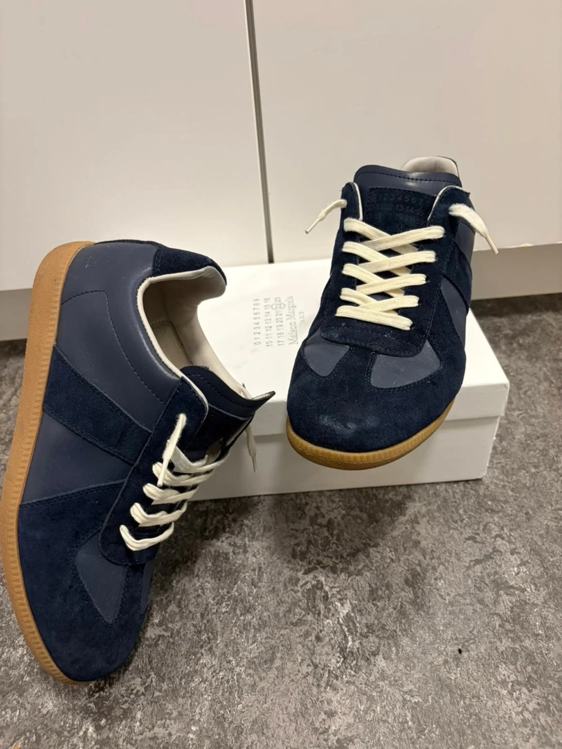 Maison Margiela sneakers marinblå 43 - 1