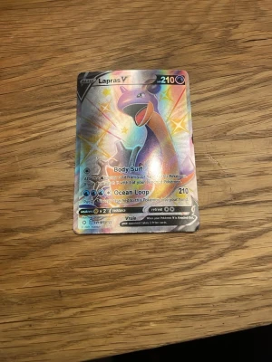 Shiny lapras v full art holo  - Nyöppnat kort priset kan diskuteras