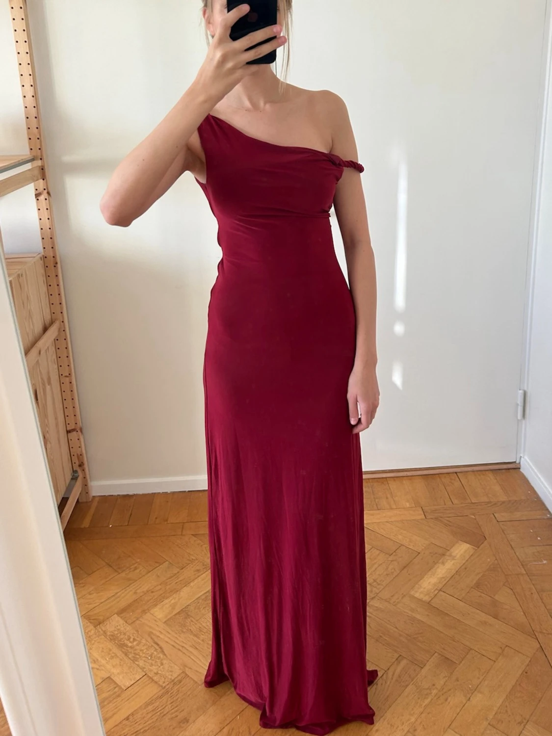 Vinröd långklänning - 2