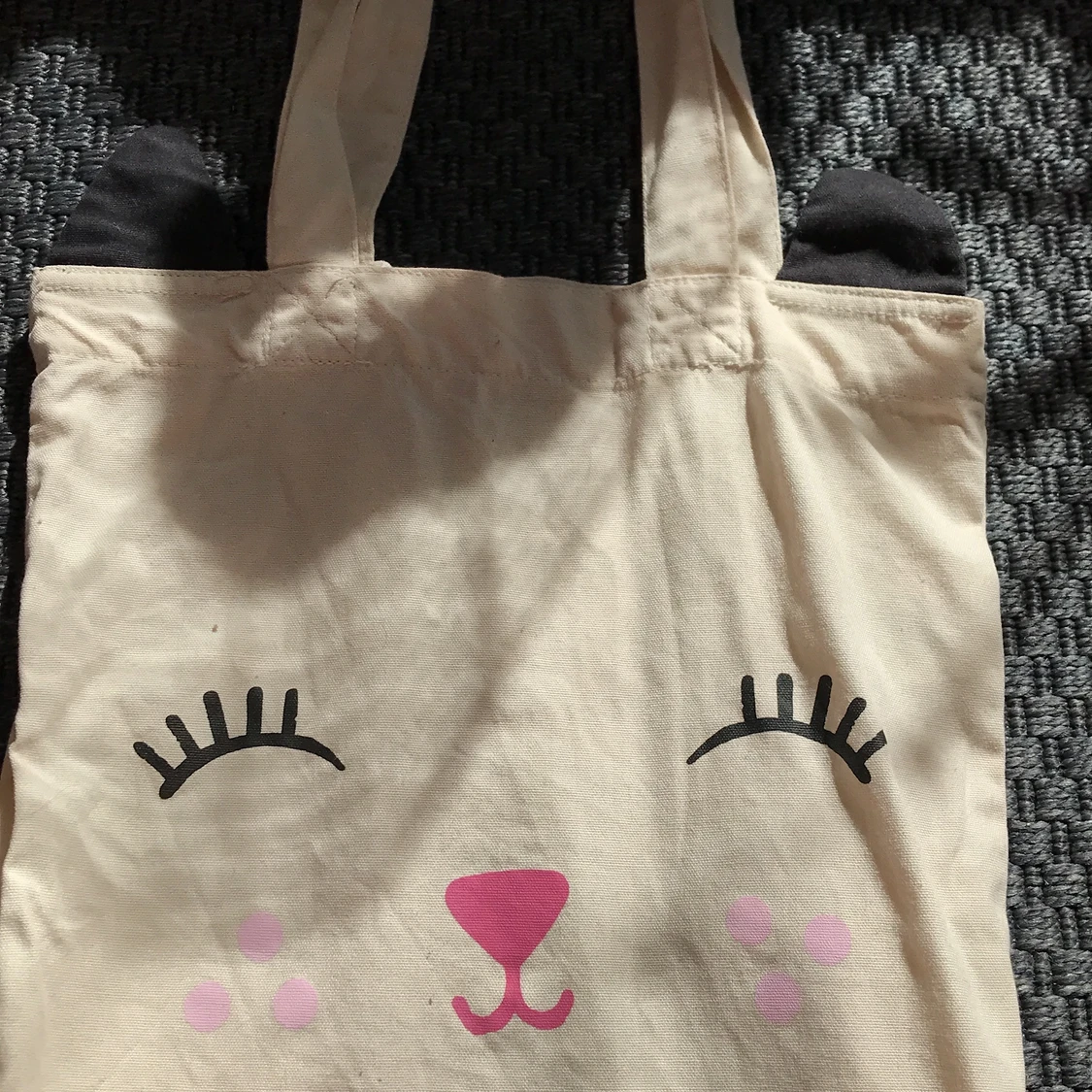 Söt liten katt tygpåse - 90