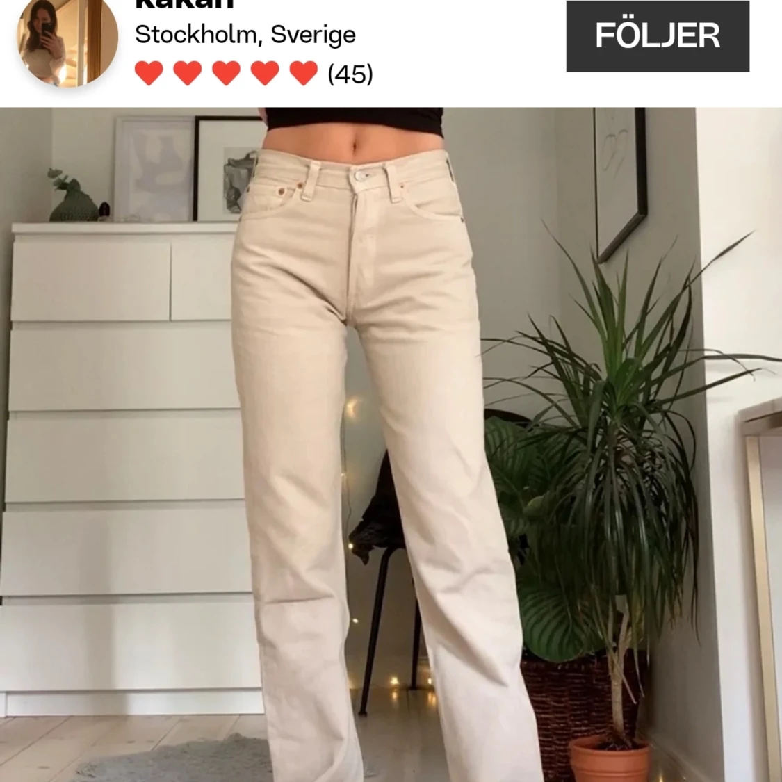 Levis 501, W25/26 L34 - 91