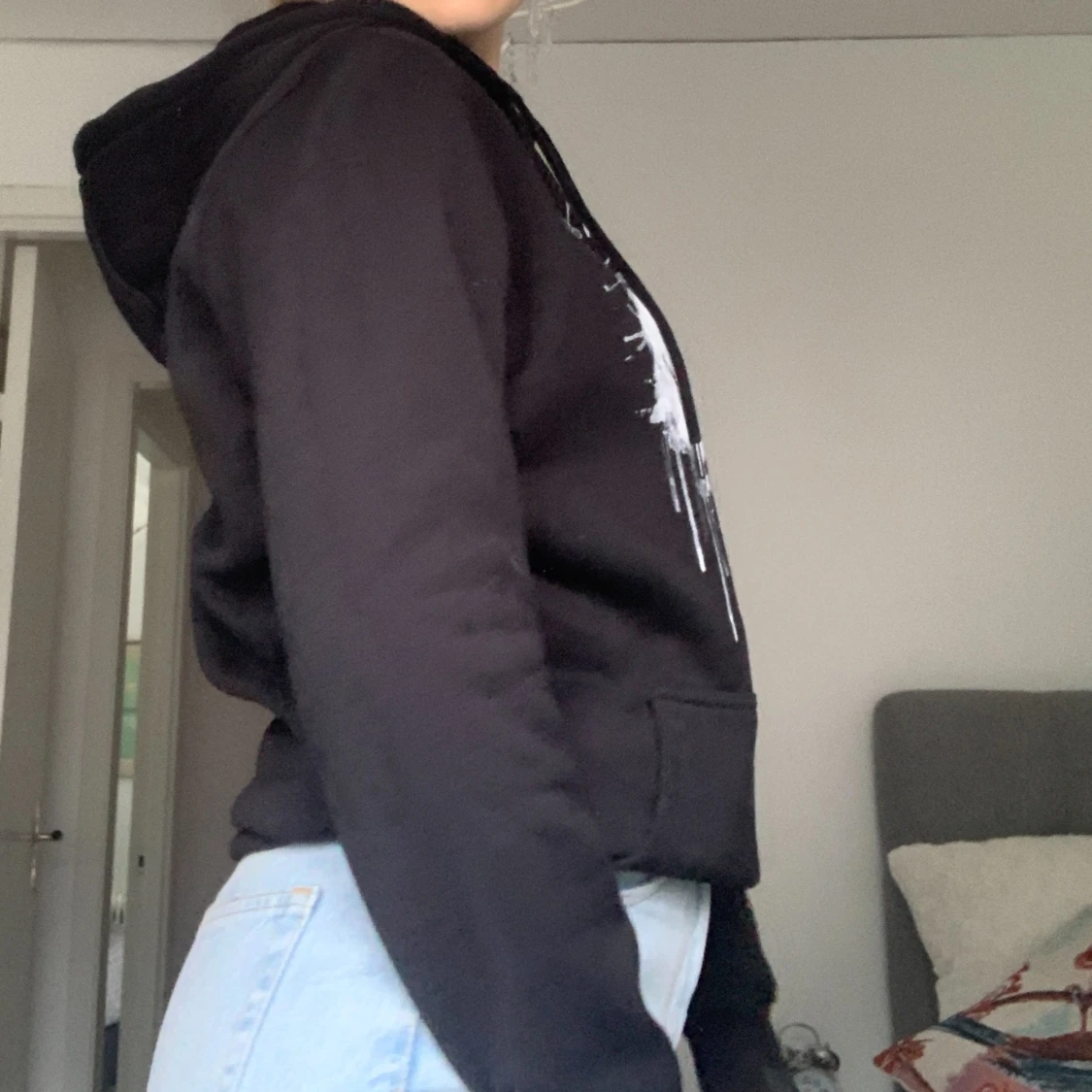 Hoodie med tryck  - 90