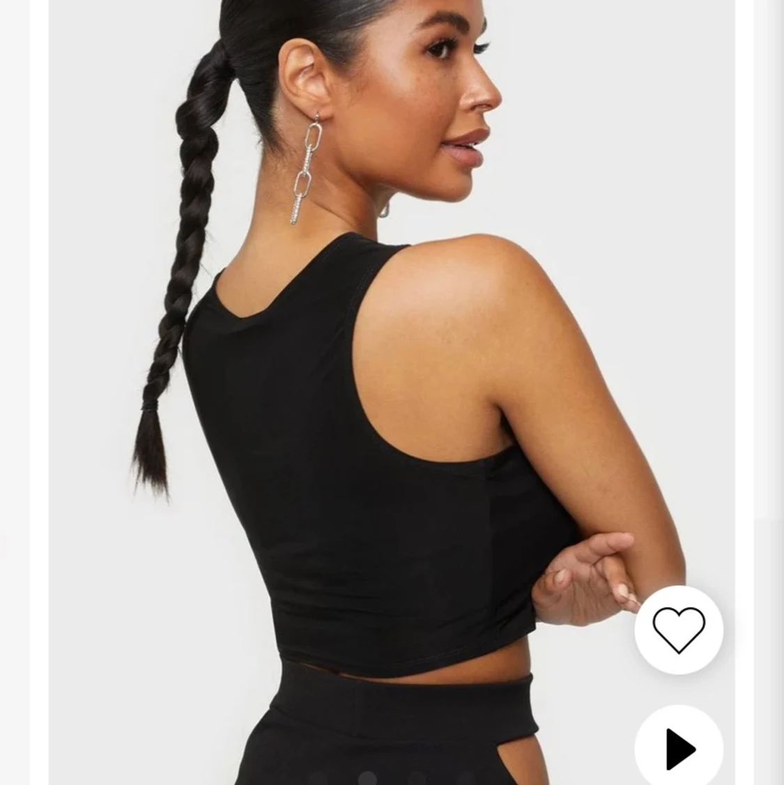 Crop tops i vitt och svart🖤🤍 - 91