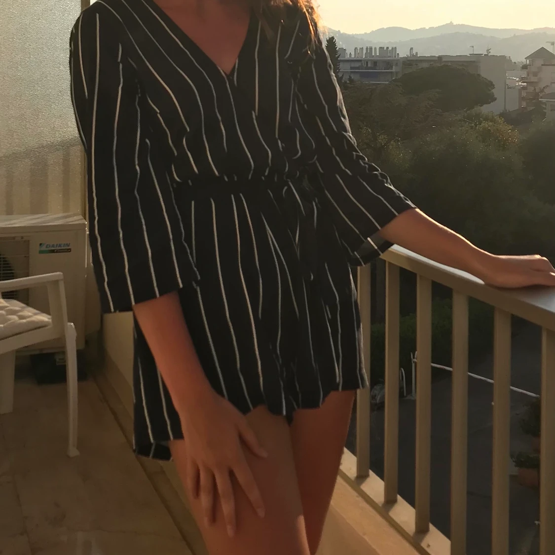 randig playsuit från nakd