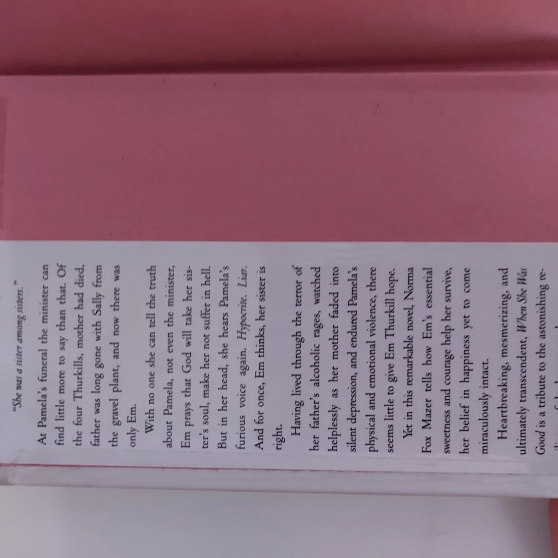 When she was good  - 90