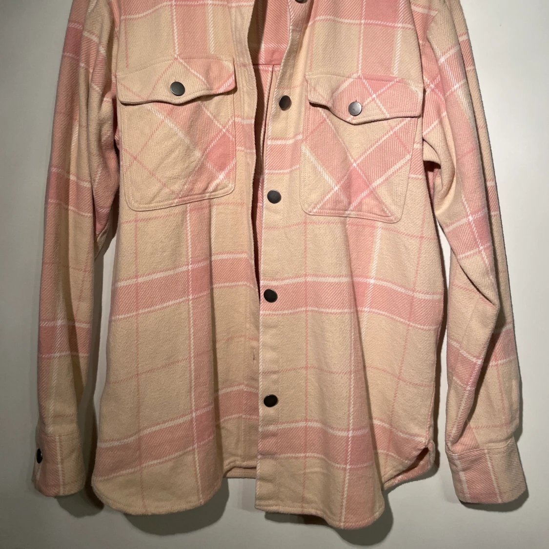 Rosa rutig skjorta  - 90