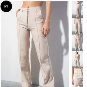 Madlady kostymbyxor - Ljusbegie kostymbyxor från madlady i fint skick! Inga synliga skador. Skriv för fler bilder😊 Storlek xs längd 30