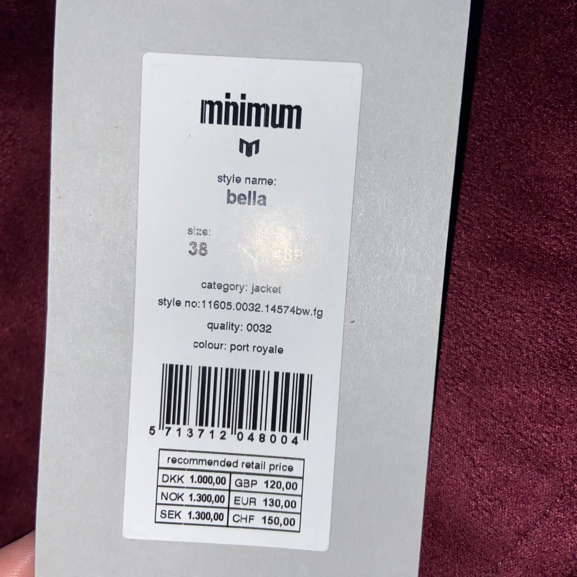 Jacka i storlek 38/M - 91