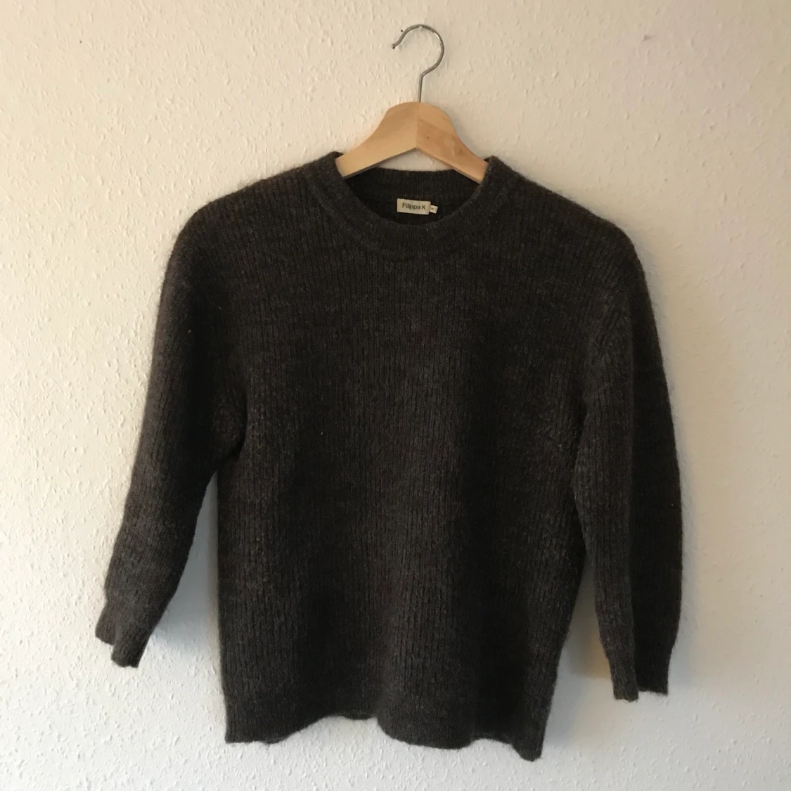 Filippa K stickad tröja i ull och mohair