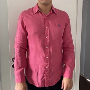 linneskjorta  - Fin rosa linneskjorta från Ralph Lauren 
