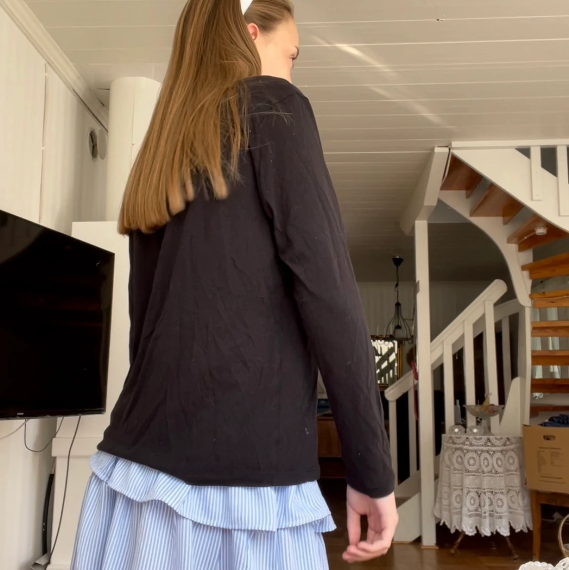 SVART BASIC TRÖJA👍👍 - 90
