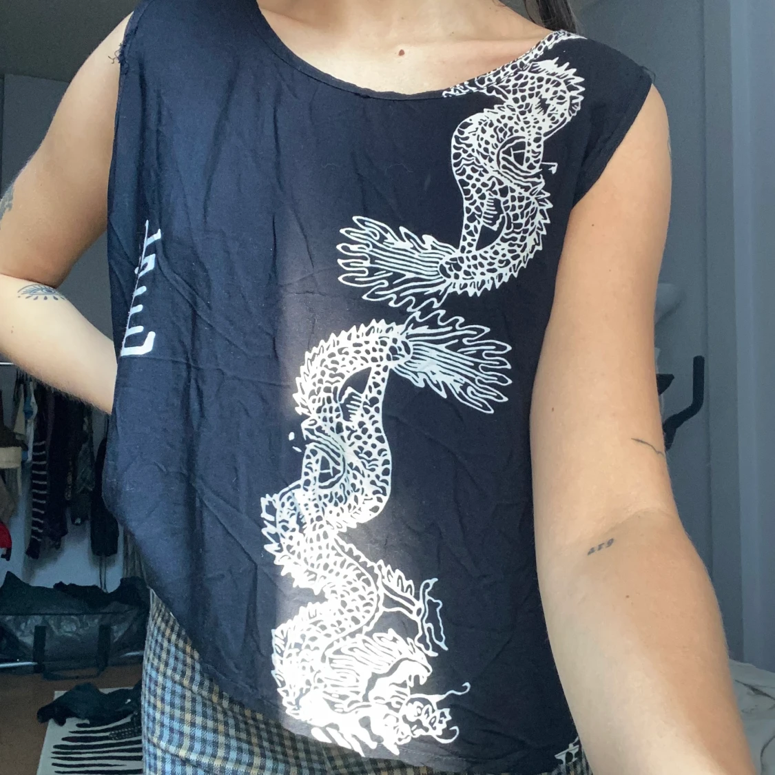 Coolt linne med japanska detaljer 