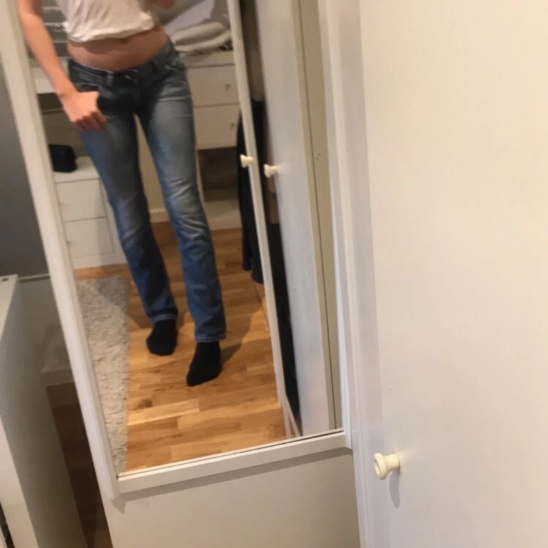 Lågmidjade jeans - 90