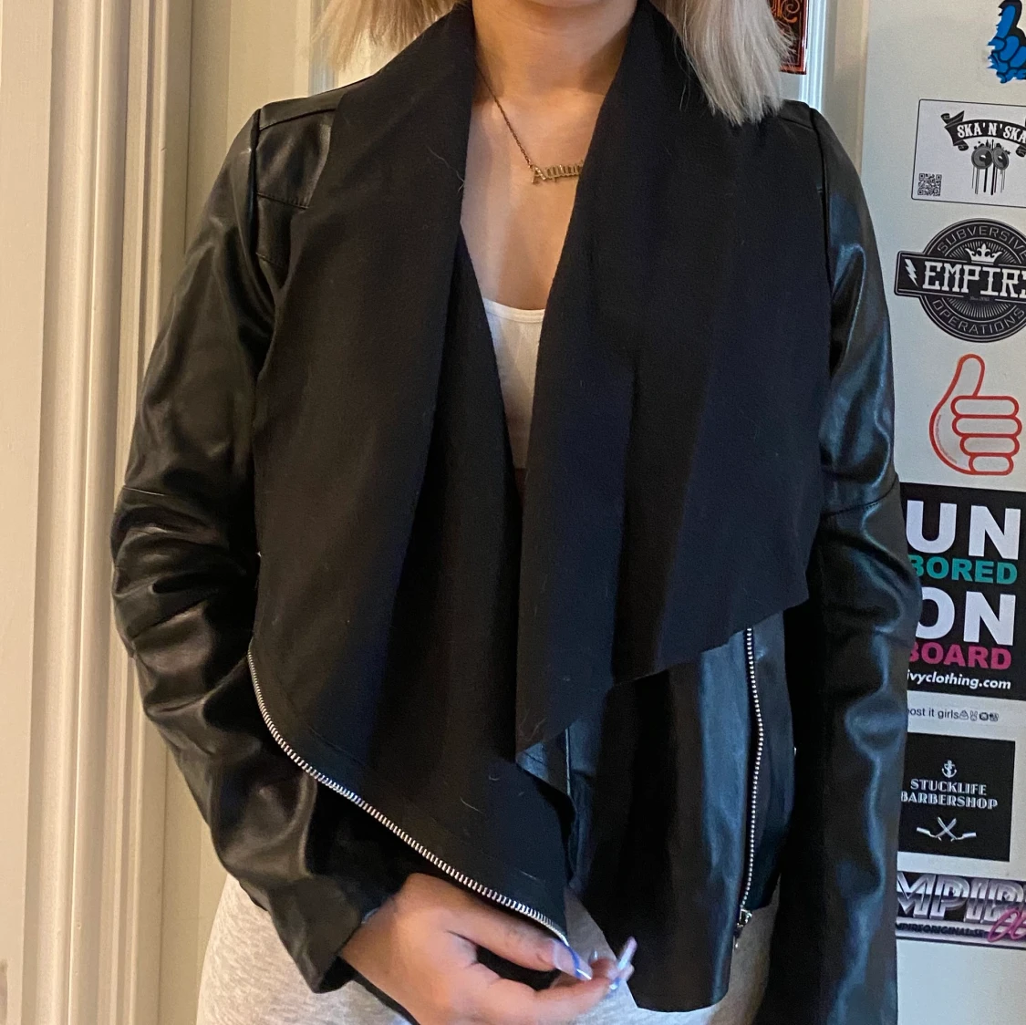 Tunn Skinnjacka  - 90