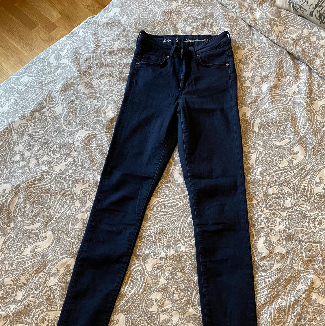 Stretchjeans mörkblå S - 91