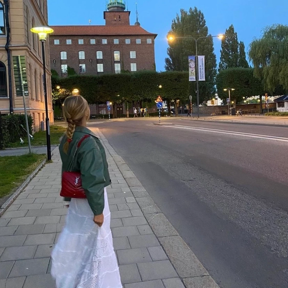 Grön skinnjacka  - 90