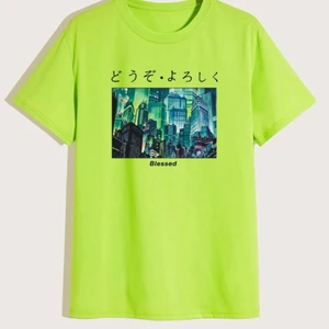 Kortärmad tröja SHEIN - En fin neon tröja från shein. Storlek M och oanvänd endast testad 