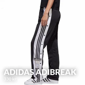 Adidas adibreak  - Byxor i bra skick, köpta på Tise men lite för stora för mig så säljer vidare😄