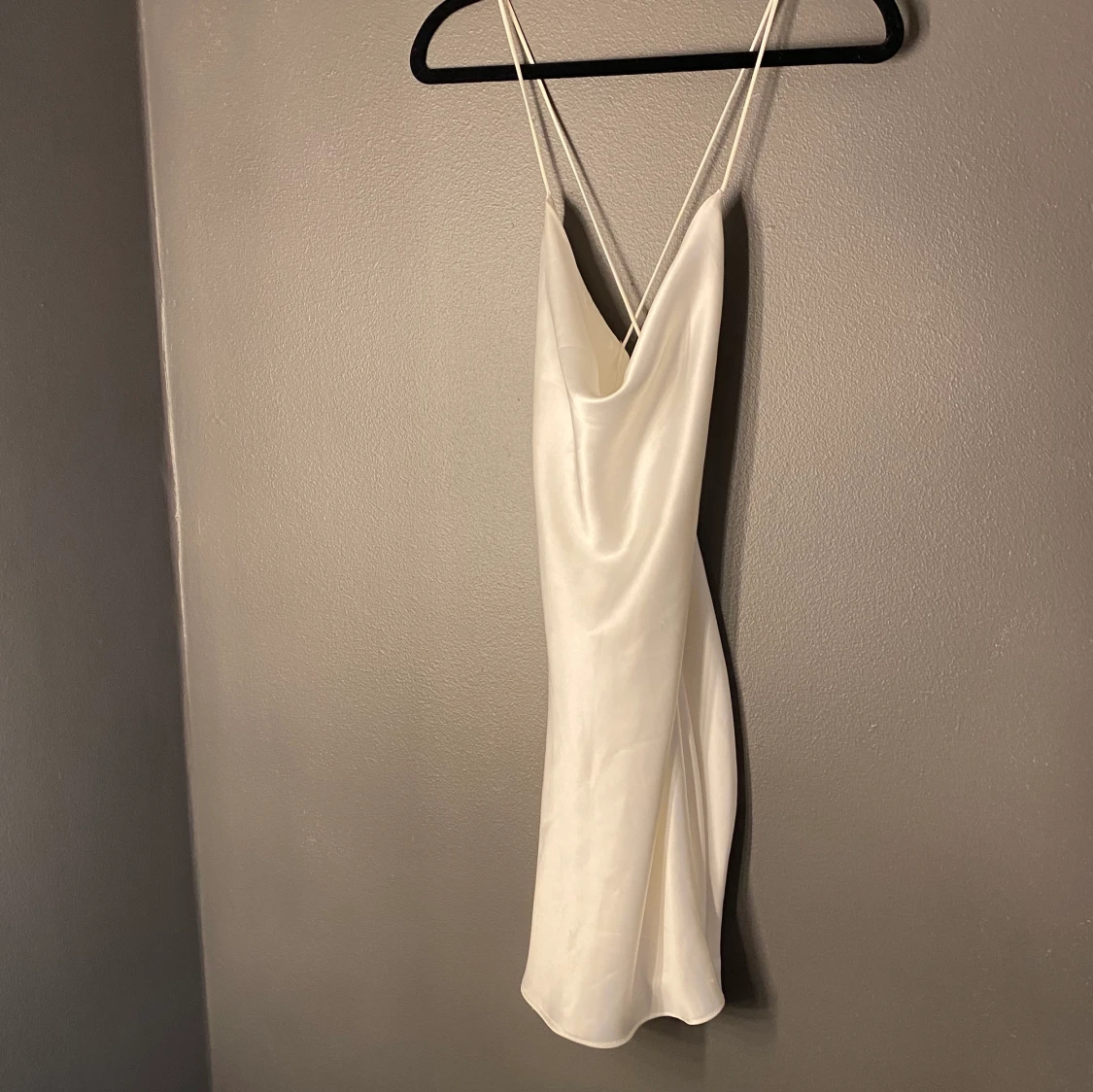 Satin klänning 🤍