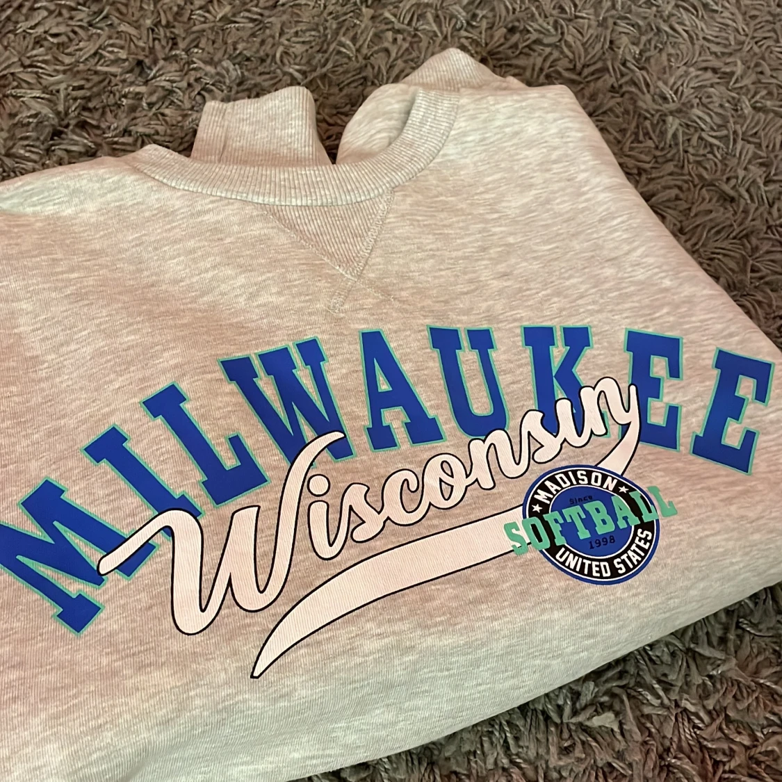 sweatshirt med tryck  - 90