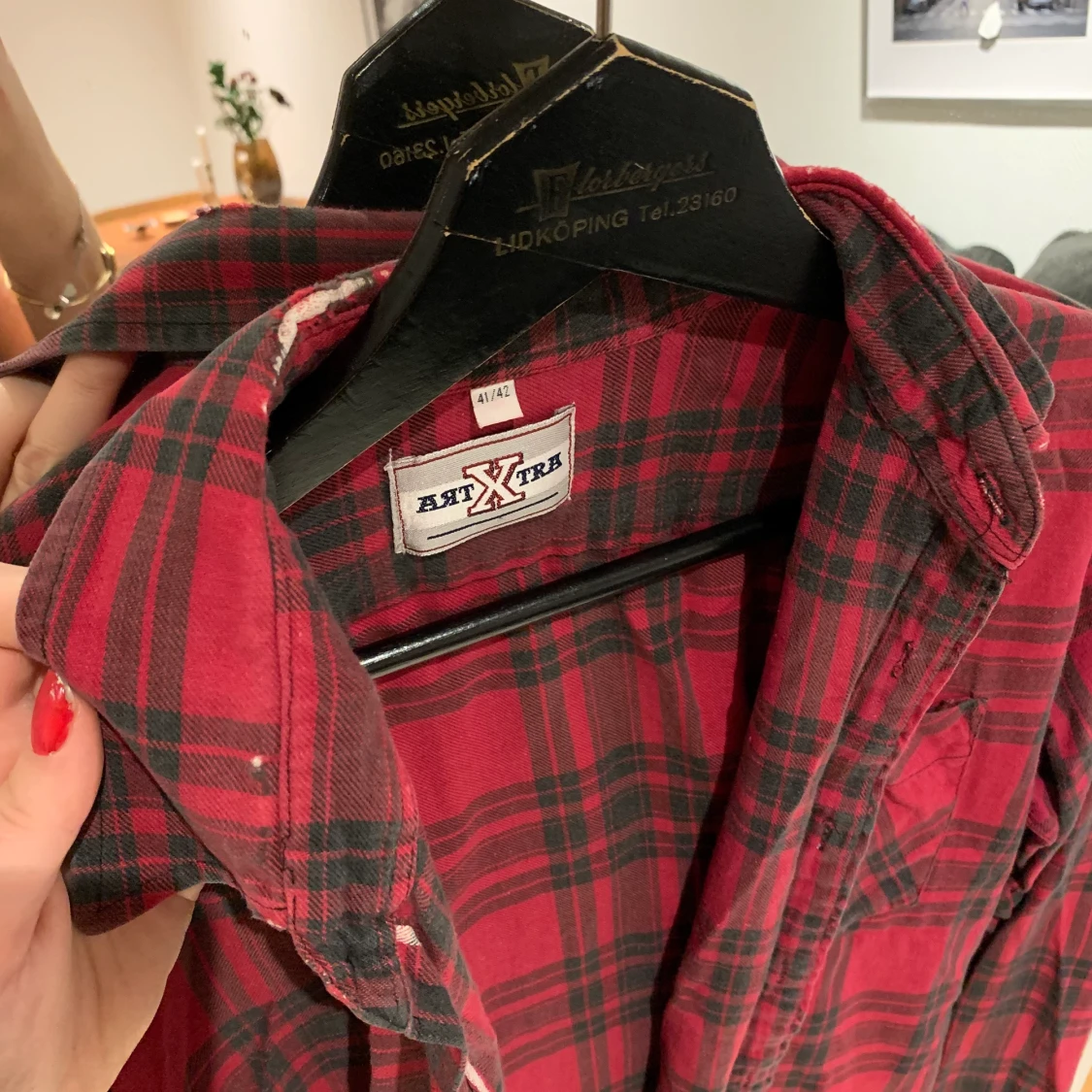 Oversize flanellskjorta - 91