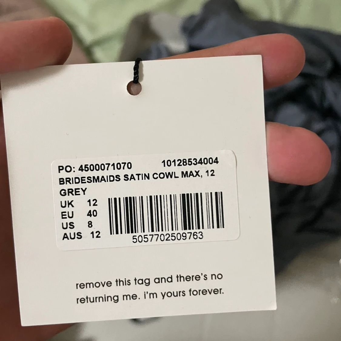 Silkesklänning oanvänd - 91