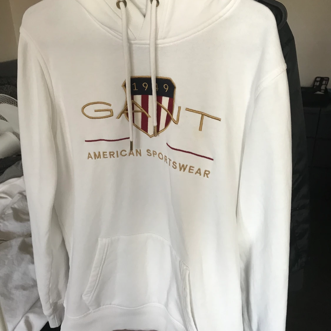 Archive shield Gant hoodie (vit) - 90