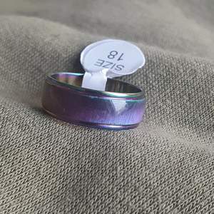 Rainbow Chrome ring av rostfritt stål. Färgar inte av sig. Inre diameter på 15mm