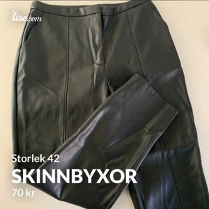 Skinnbyxor  - Jättefina skinnbyxor från bubbleroom. 