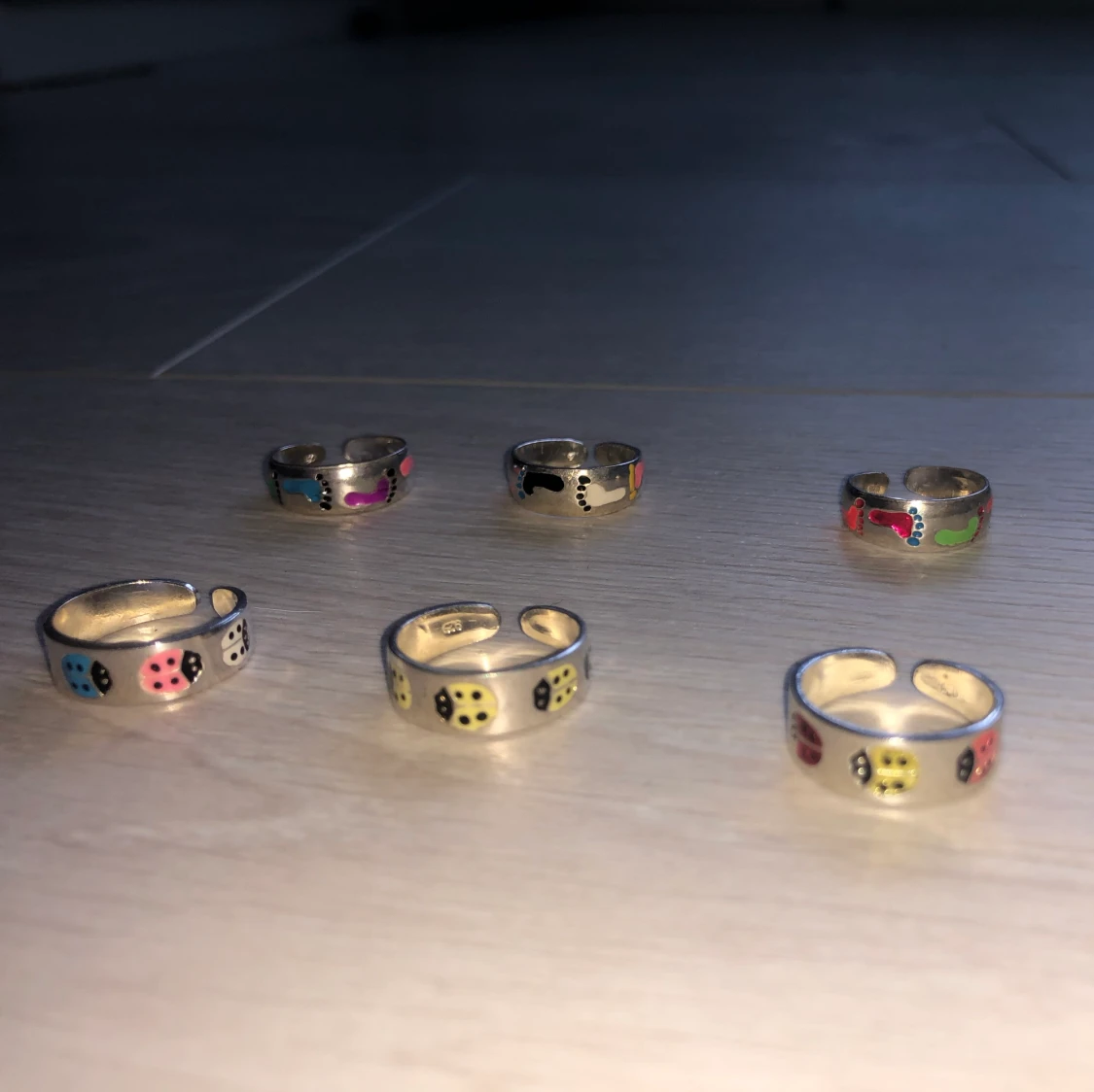 Ringar i silver  - 90