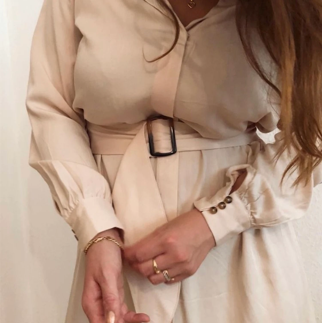 Beige klänning - 91