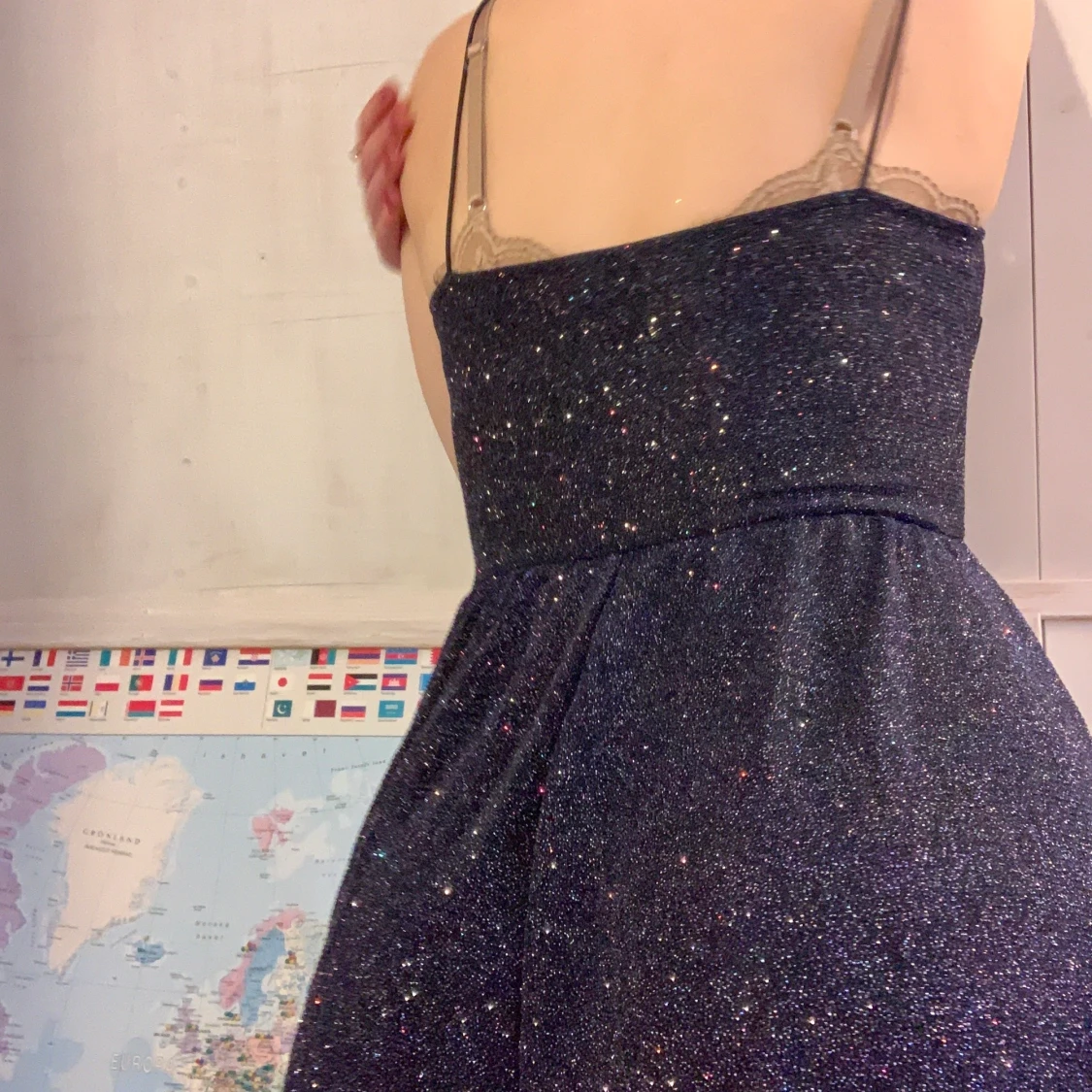 Glittrig jumpsuit - 90