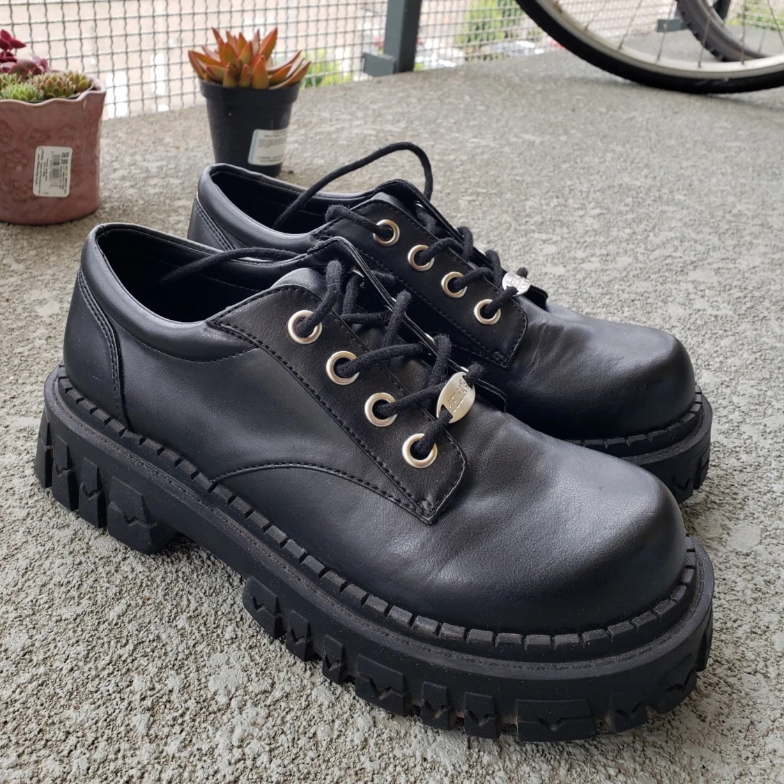 Oanvända delias Oxford skor - 91