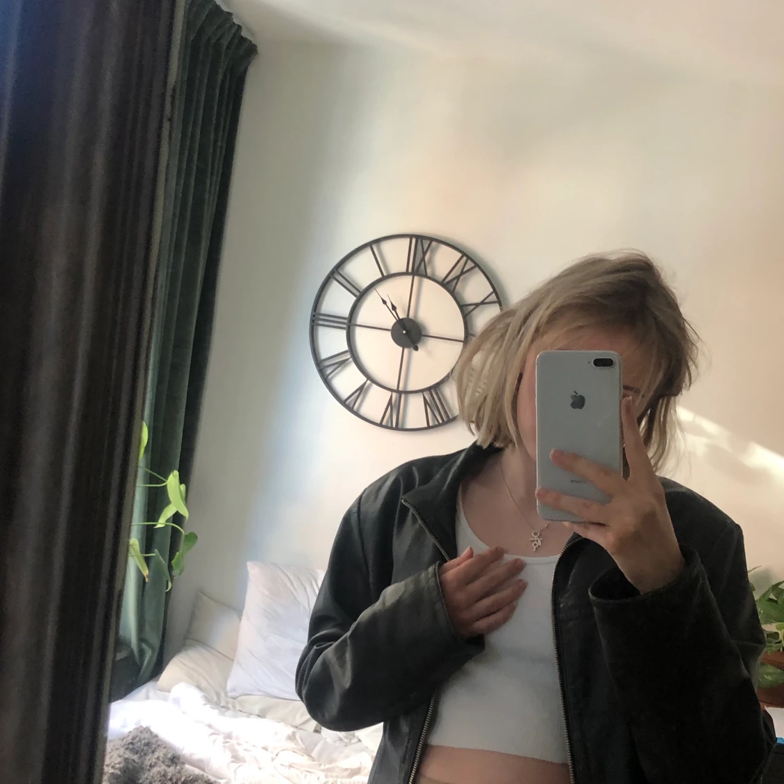 Vintage skinnjacka - 91