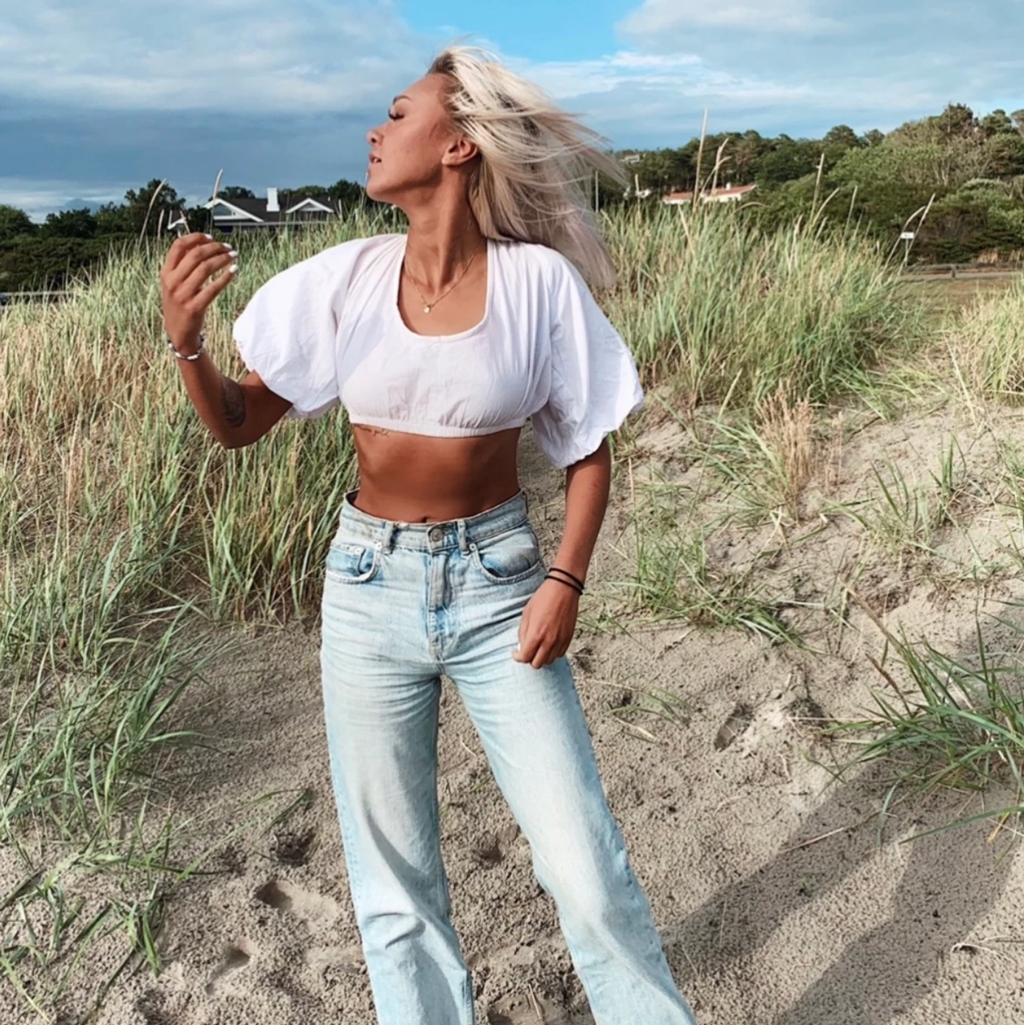 Topp med öppen rygg - 91