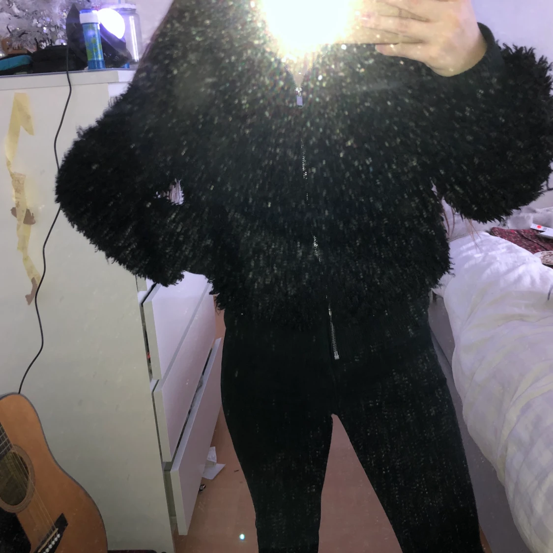 Fluffig jacka - 90