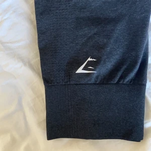 Gymshark byxor  - Hyfsat nya, har ett hål mellan benen men jag har sytt igen det! därav billiga priset Men dom är försmå och måste bort!