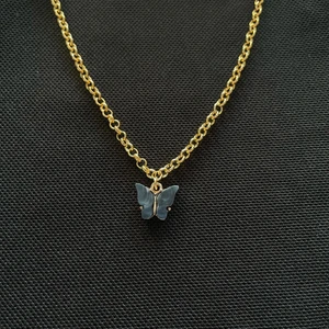 🖤svart fjäril halsband🖤 -  🖤frakt 15kr🖤 