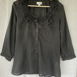 Blus - Blus med volangkrage från Esprit