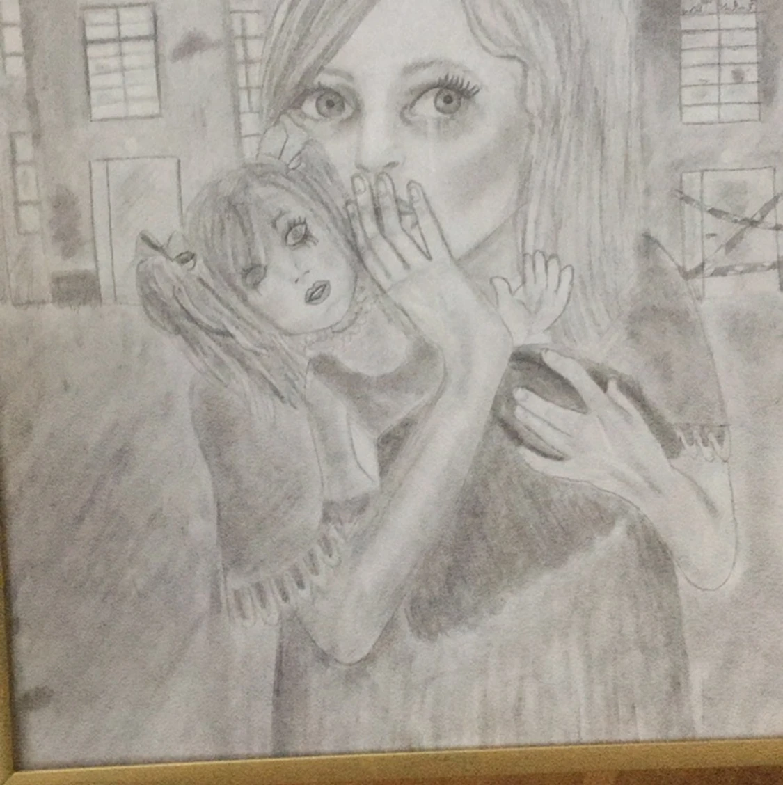 Målade av en nedlagd byggnad i upplands väsby