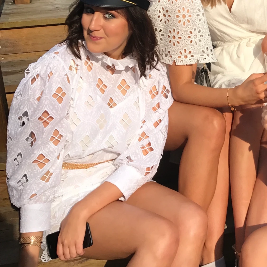 Sandro white dress 