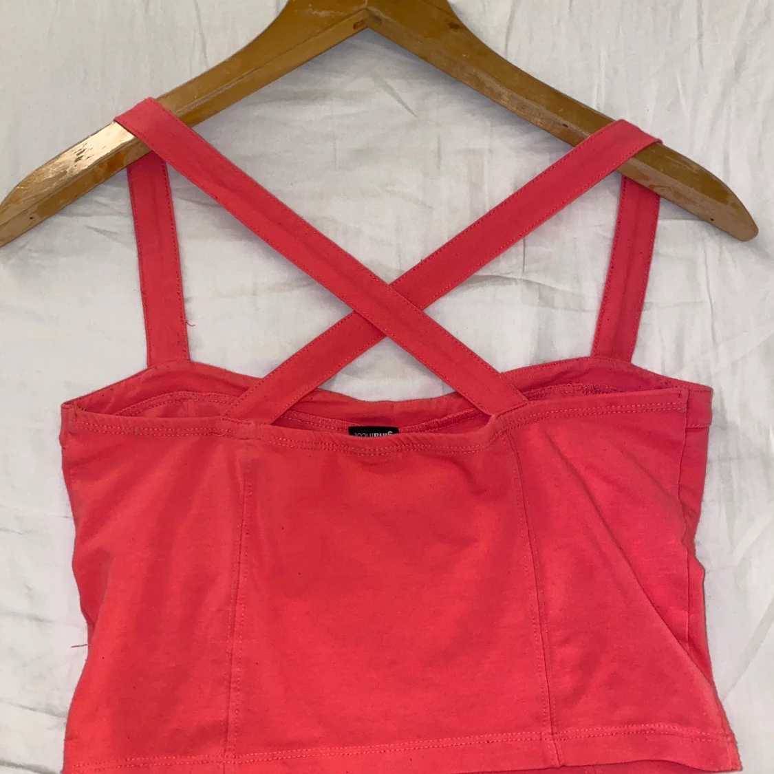 Korallrosa croptop - 90