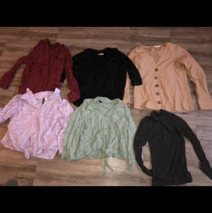 Klädpaket Blusar -  Blusar från H&M, Lager157, Cubus, NA-KD, Gina Tricot i strl 34/36 och XS/S