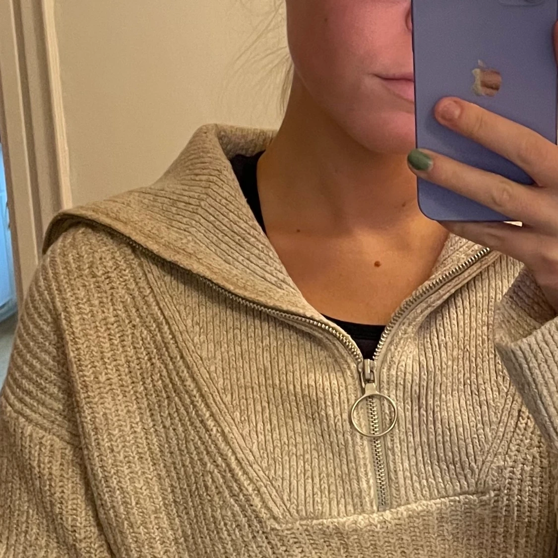 Zip-up tröja från H&M🤎 - 90