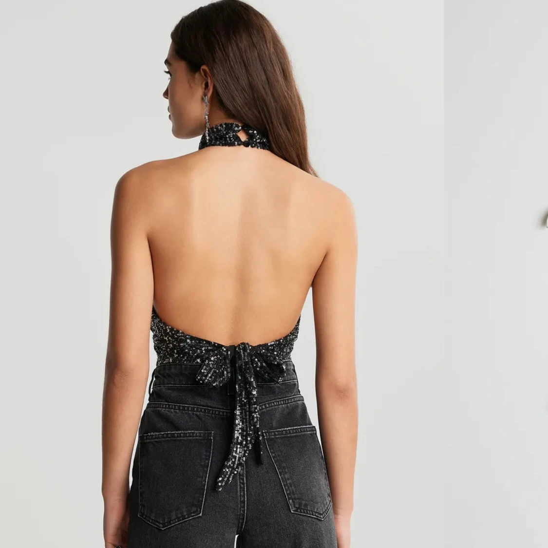 Paljettopp, Gina Tricot, S - 90